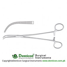 Overholt Dissecting and Ligature Forceps Curved Stainless Steel, 29.5 cm - 11 1/2" 